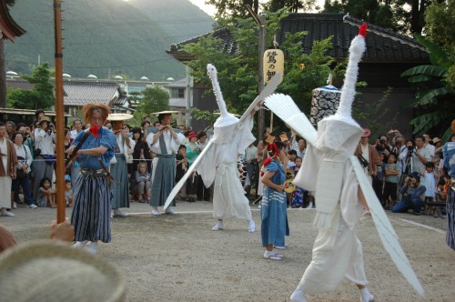 鷺の舞　山口祇園祭