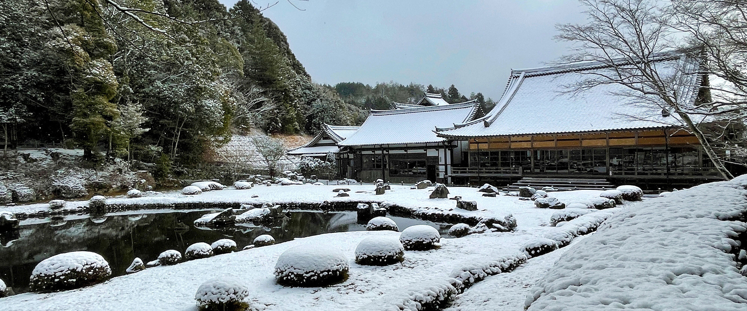 雪の常栄寺雪舟庭