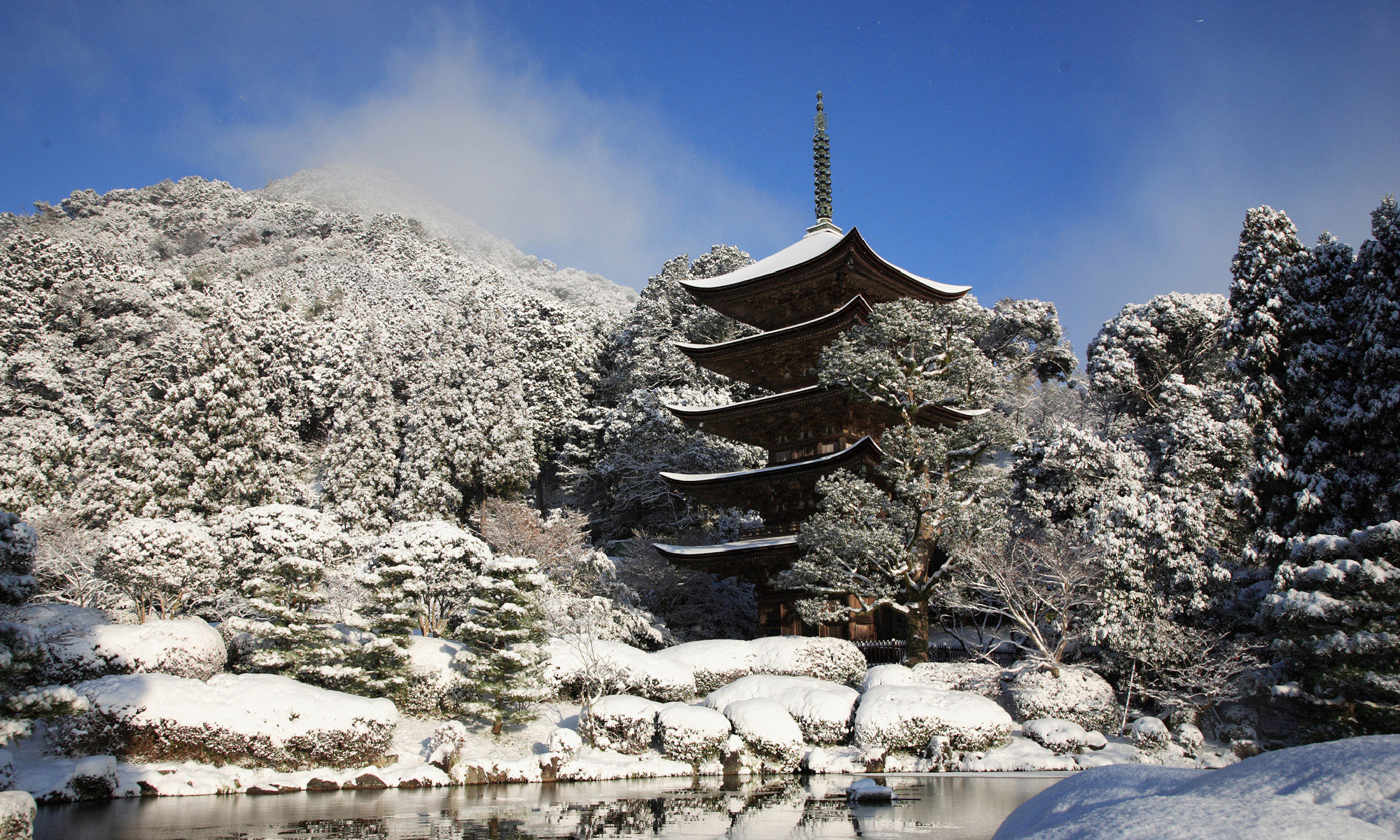 Pagoda de cinco pisos del Templo de Rurikoji