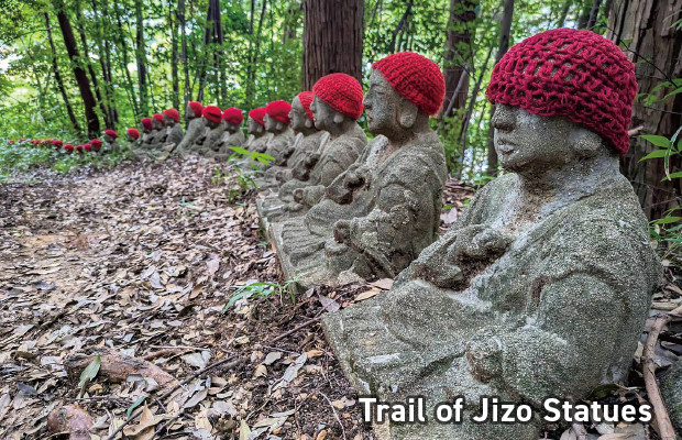 Trail of Jizo Statues