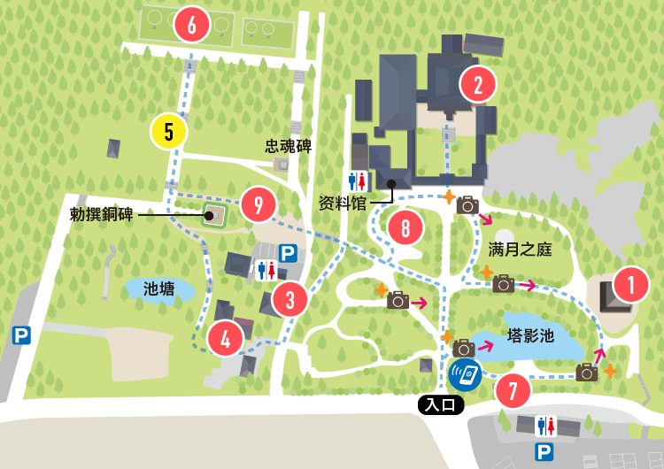 香山公园地图