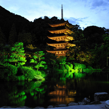 Pagoda de cinco plantas del templo de Rurikoji
