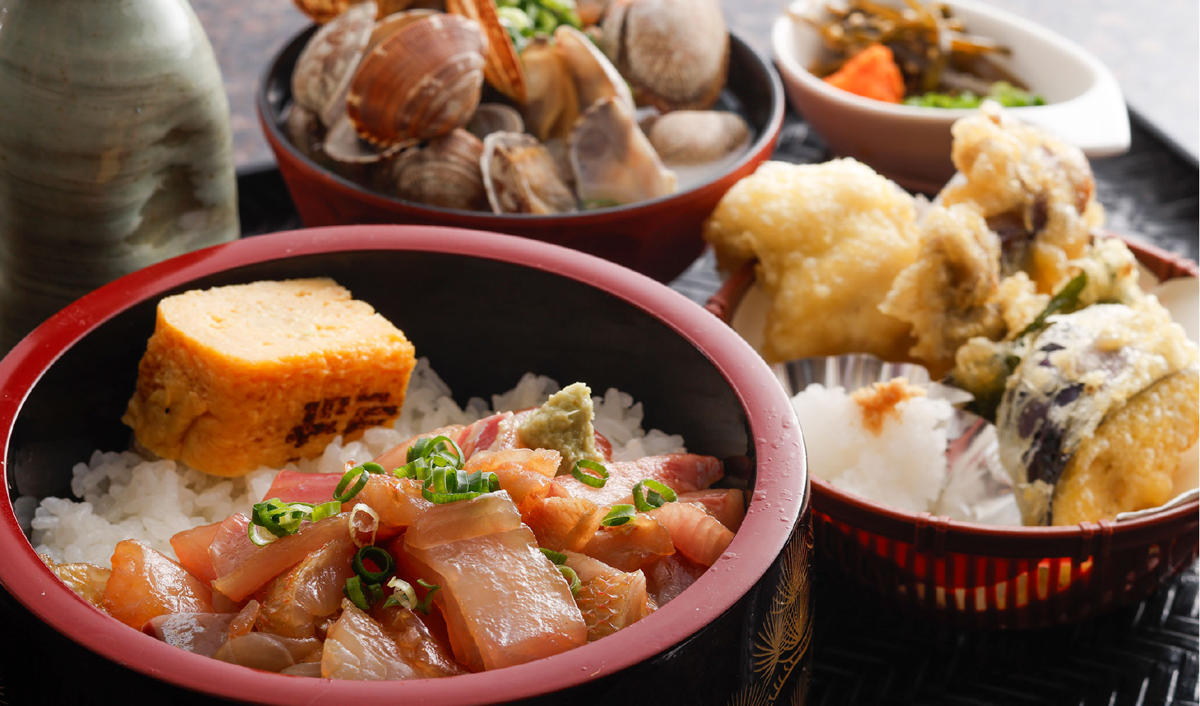 回転寿司 たかくら/長州海鮮まぶし/長州まかない丼茶漬け