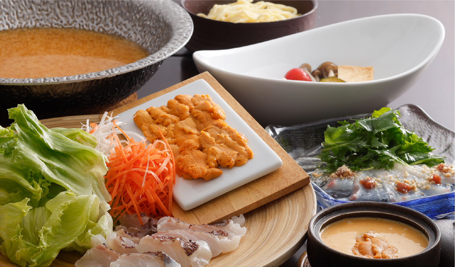 はるさあ Modern Japanese/山口鮮魚のウニしゃぶコース