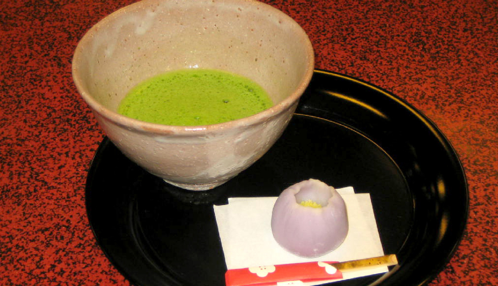 Degustación de té verde “matcha”