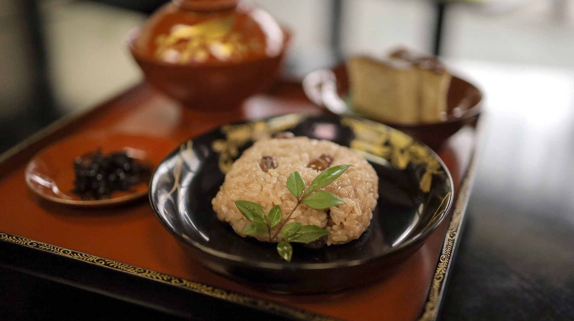 豆子郎特有的「小豆御膳」